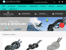 Tablet Screenshot of cordescotte.it